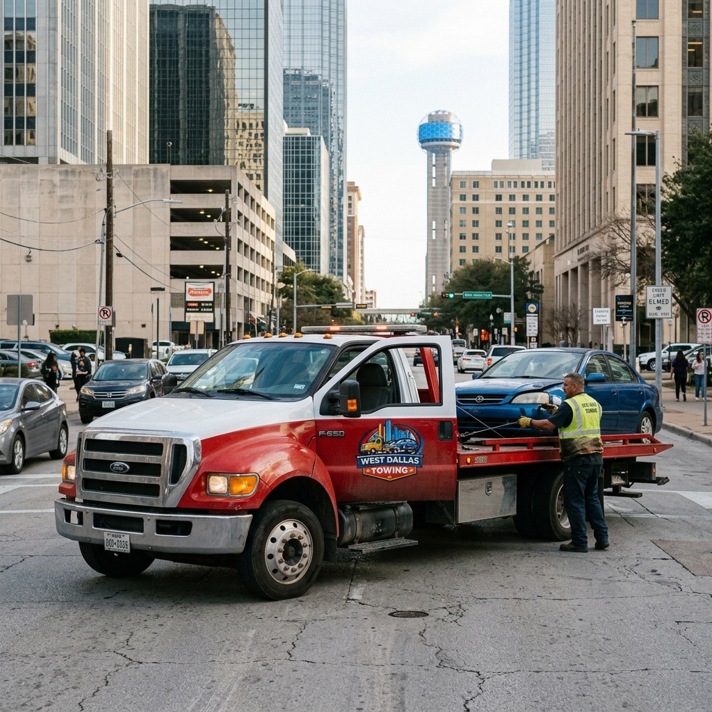 Flatbed Tow Truck